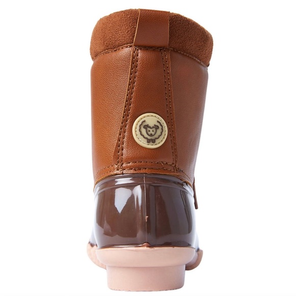 Adrienne Vittadini  | Youth Girls Gavin Duck Boots Size: 1M Youth | Pink /Brown - Picture 6 of 13